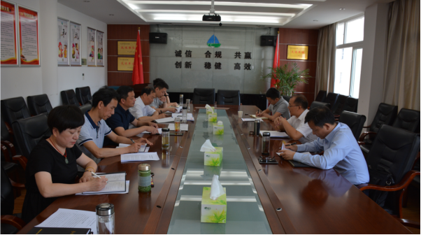 市農(nóng)發(fā)投（昌達）公司總經(jīng)理尹俊武到擔(dān)保公司調(diào)研工作